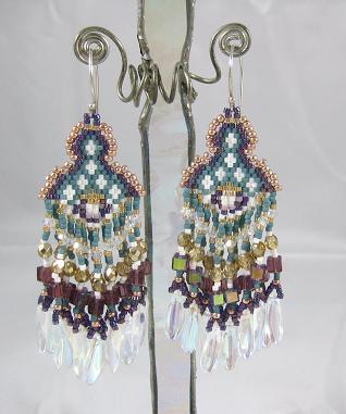 Fringed with glass ab daggers