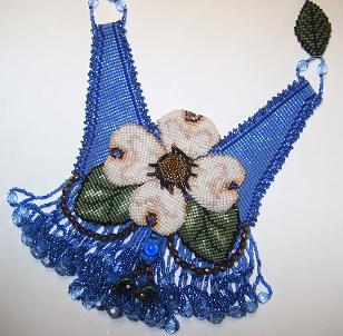 Beaded DogWood Necklace