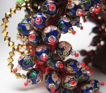 Cloisonne Wrist Corsage