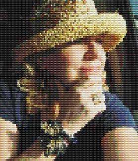 About the Artist, beadwork by Erin Simonetti