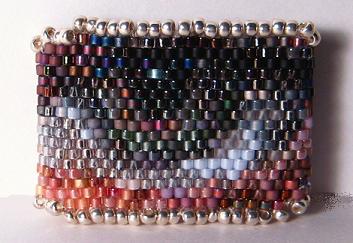 A 'flat' view showing detail of bead colors