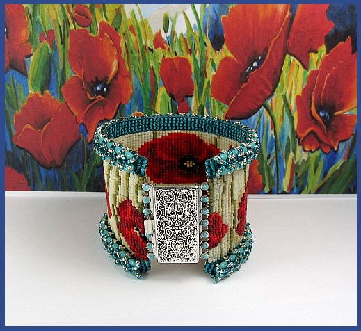 Poppies on a loom