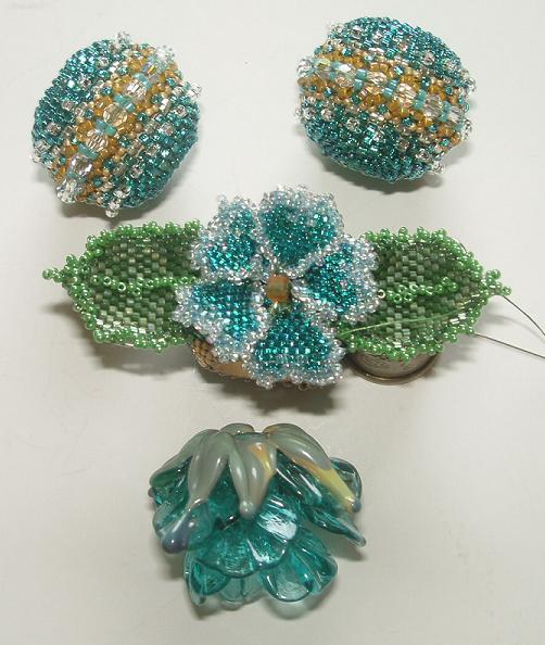 Beaded Lampwork Necklace