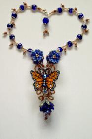Beaded Lampwork Necklace