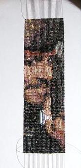 Jack Sparrow Cuff Completed on Loom
