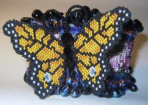 Monarch Butterfly on Wire Detailed Cuff
