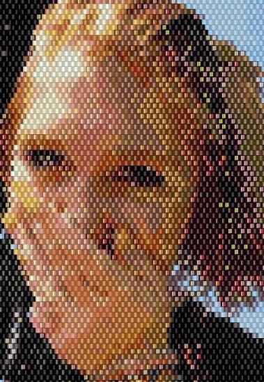 Patterns created from Photographs, beadwork by Erin Simonetti