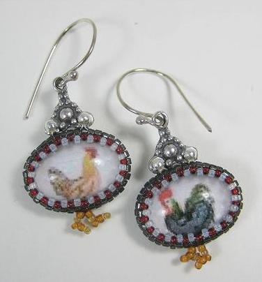 Rooster and Hen won't stay inthe bezel!