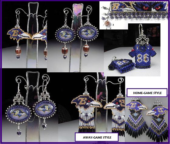 Baltimore Ravens Earrings