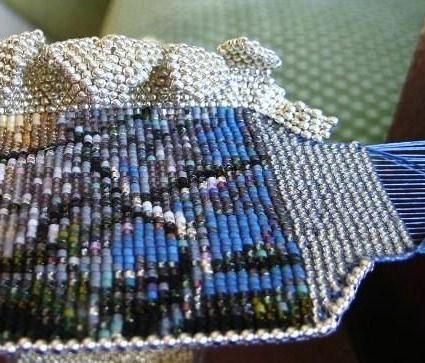 Use Your Loom to Hold Your Work, beadwork by Erin Simonetti