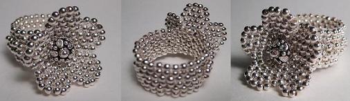 Sterling Bead Ring