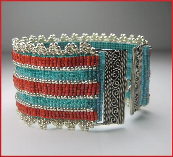 Layer Loomed Cuff