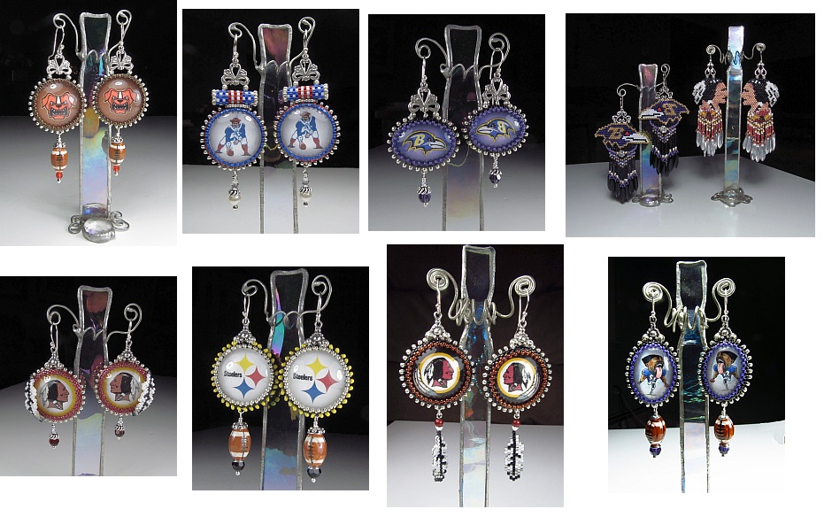 Football Earrings