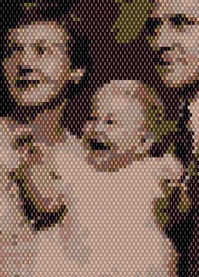 Patterns created from Photographs, beadwork by Erin Simonetti