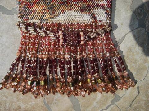Heirloom Cell Phone Bag, beadwork by Erin Simonetti