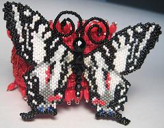 Zebra Swallowtail Wrist Corsage