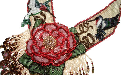 Loomed Hummingbird Necklace