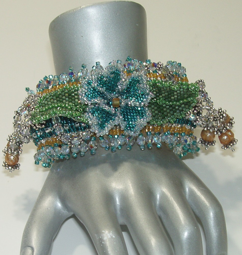 Beaded Lampwork Necklace