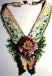 Beaded Fluttering Butterfly Necklace