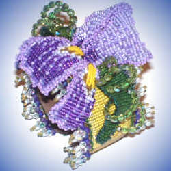 Iris Wrist Corsage