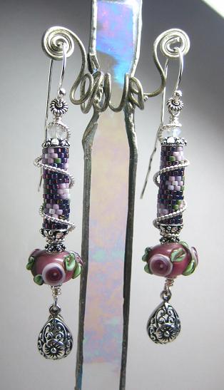 Small flowers and lampwork
