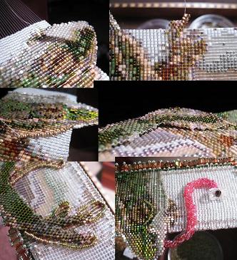 A composite of techniques used to create this cuff